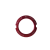 Contre écrou Pignon Fixe BC1.29"x24T CNC Alu Rouge