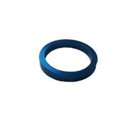 Entretoise Velo Aluminium Jeu De Direction 1"1/8 5 Mm Bleue