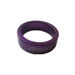 Entretoise Velo NECO Aluminium Jeu De Direction 1"1/8 10 Mm Violet