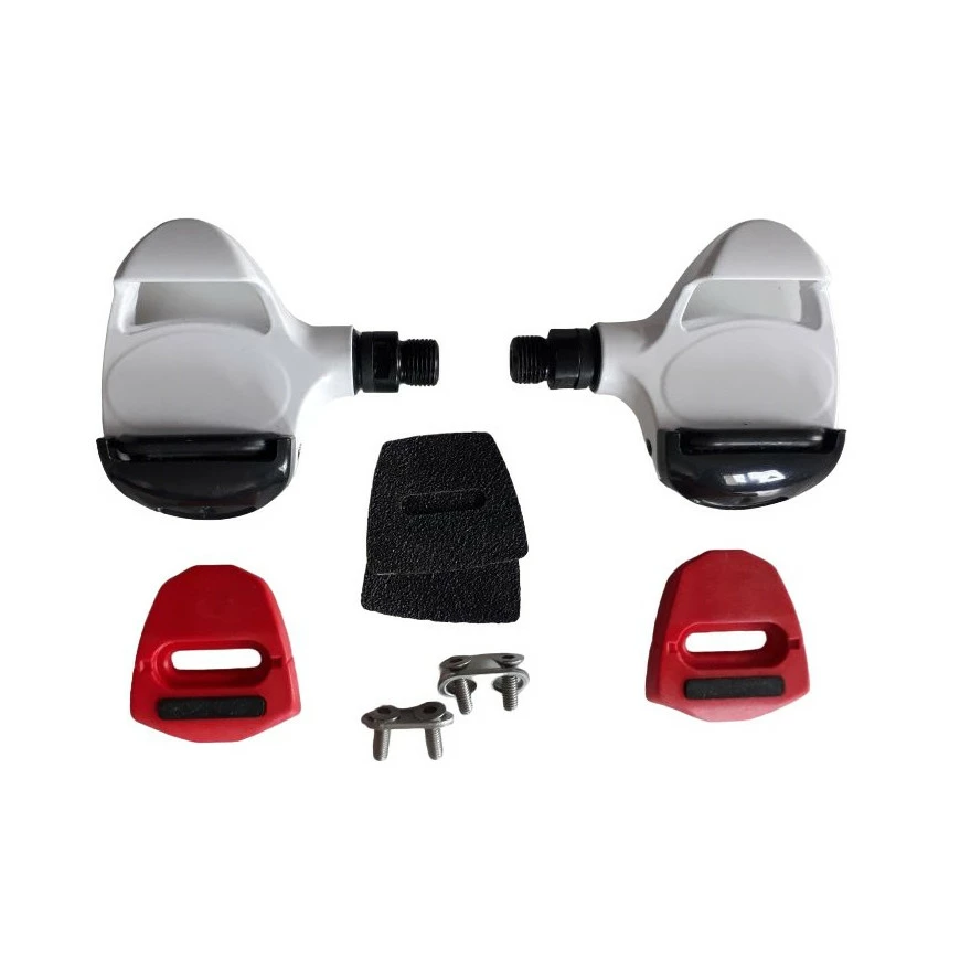 Pédales Automatiques Time Mid Blanche Avec Cales 1 Pédales Automatiques Time Mid Blanche Avec Cales