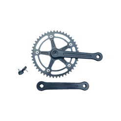 Pédalier Mono Plateau Extra+ Deluxe 46 Dents 165 Mm Noir